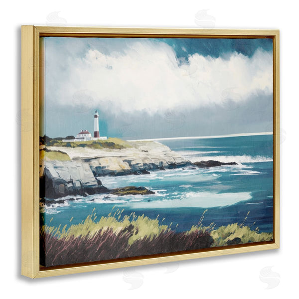 Stupell Industries Svetlana Aleynikova | Windswept Lighthouse Grasses