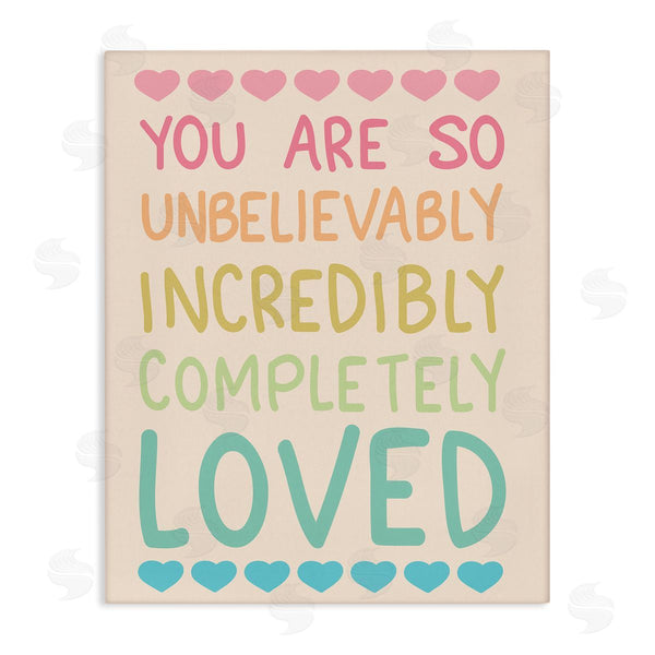 stupell industries Sweet Melody Designs | Completely Loved with Hearts