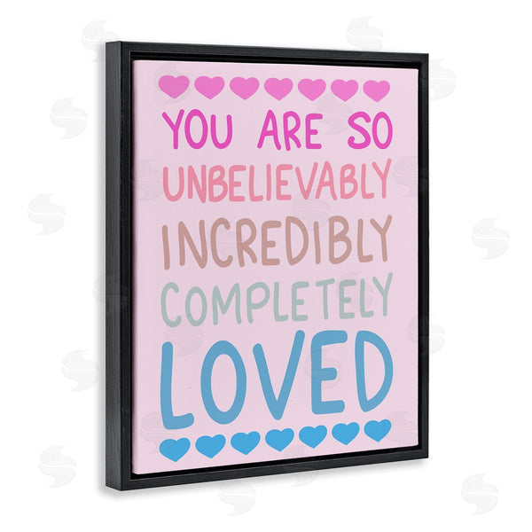 Stupell Industries Sweet Melody Designs | Incredibly Loved With Hearts