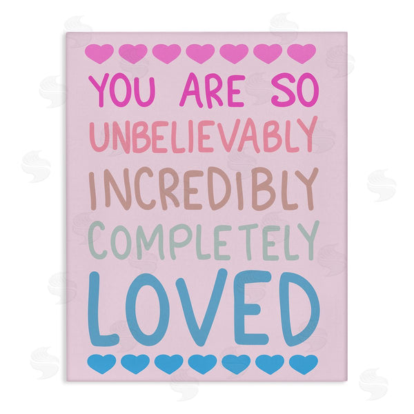 stupell industries Sweet Melody Designs | Incredibly Loved with Hearts