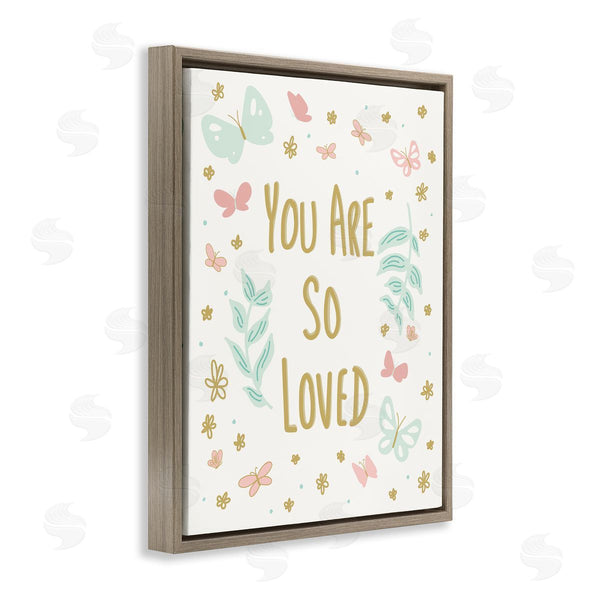 Stupell Industries Sweet Melody Designs | So Loved Uplifting Flowers