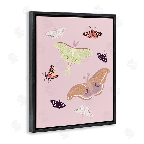 Stupell Industries Sweet Melody Designs | Varied Moth Pattern Wall Art