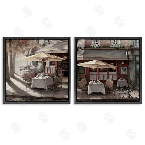 Stupell Industries T.C. Chiu | City Restaurant Sidewalk Seating