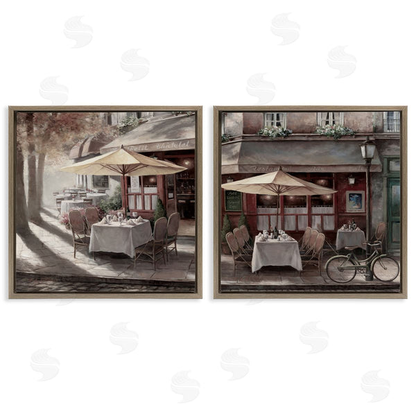 Stupell Industries T.C. Chiu | City Restaurant Sidewalk Seating