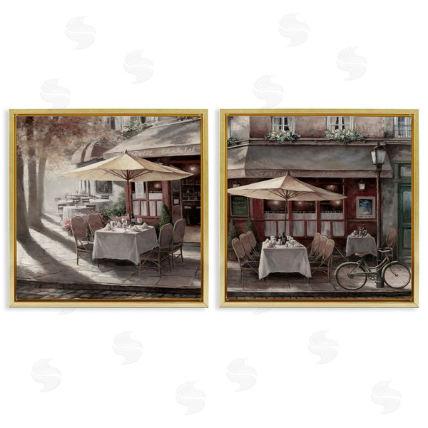 Stupell Industries T.C. Chiu | City Restaurant Sidewalk Seating