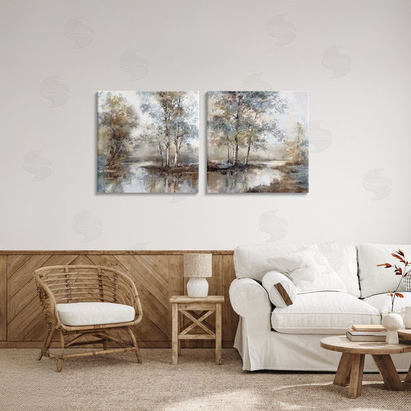 Stupell Industries T.C. Chiu | Meandering River Tree Scene