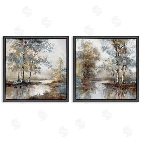 Stupell Industries T.C. Chiu | Meandering River Tree Scene