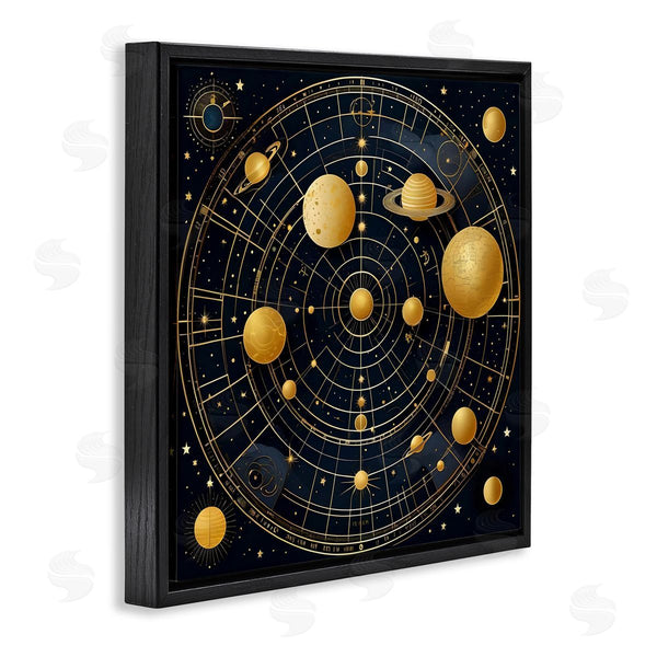 Stupell Industries Tabz Jones | Astral Planets In Solar System