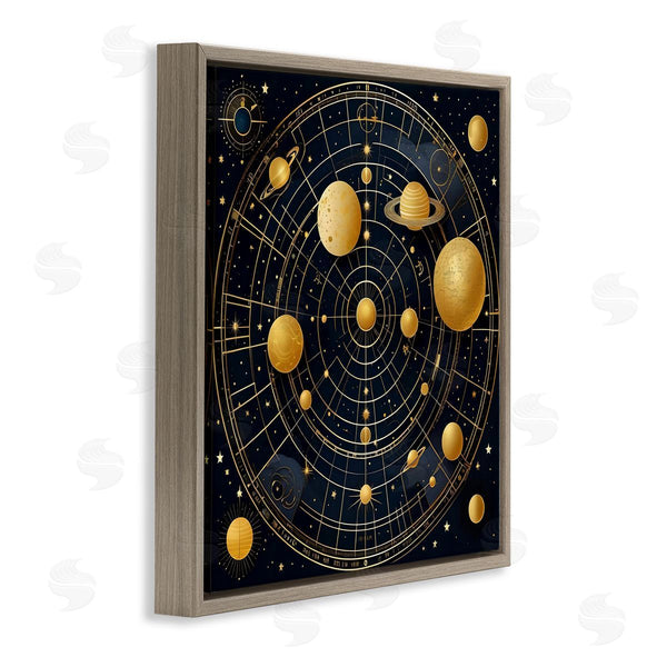 Stupell Industries Tabz Jones | Astral Planets In Solar System