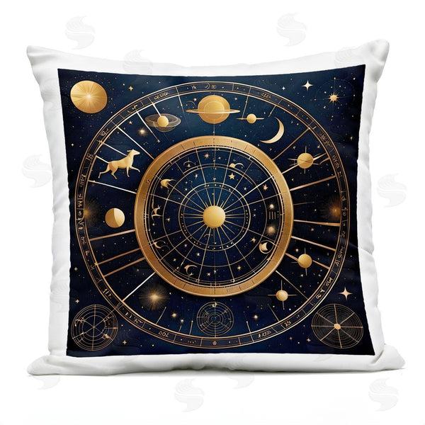 Stupell Industries Tabz Jones | Astrology Zodiac Birth Chart Printed Throw Pillow