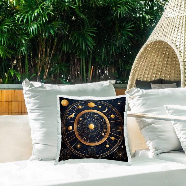 Stupell Industries Tabz Jones | Astrology Zodiac Birth Chart Printed Throw Pillow