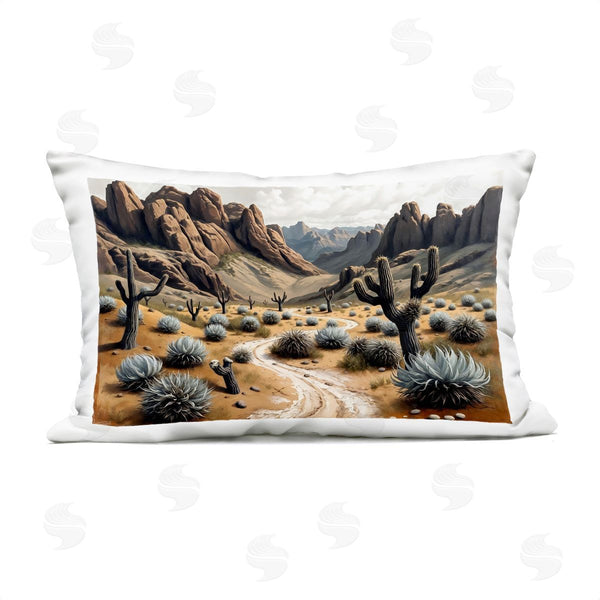 Stupell Industries Tabz Jones | Cactus Canyons Pathway Printed Throw Pillow