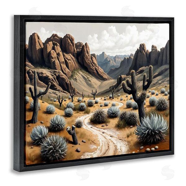 Stupell Industries Tabz Jones | Cactus Canyons Pathway Wall Art