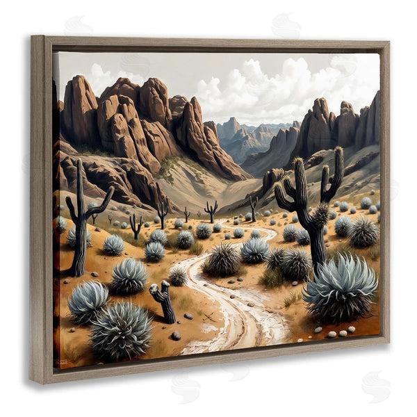 Stupell Industries Tabz Jones | Cactus Canyons Pathway Wall Art