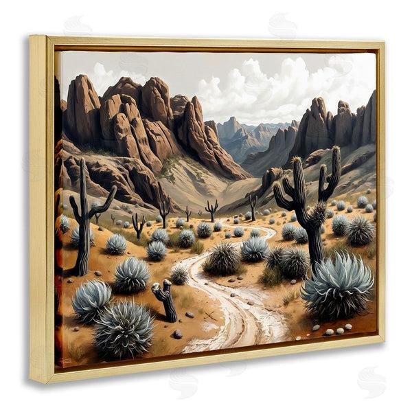Stupell Industries Tabz Jones | Cactus Canyons Pathway Wall Art