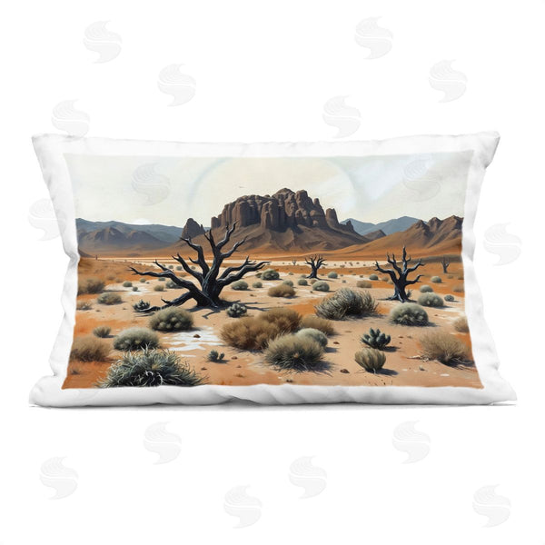 stupell industries Tabz Jones | Cottonwood Desert Mesas Printed Throw Pillow