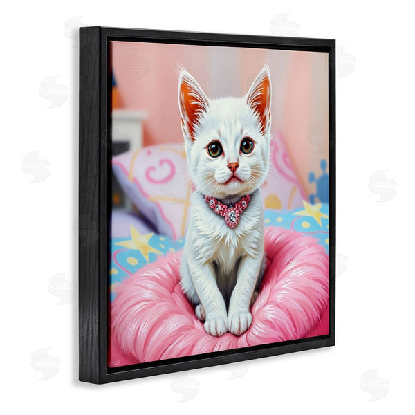 Stupell Industries Tabz Jones | Diamonds & Cuddles Kitten