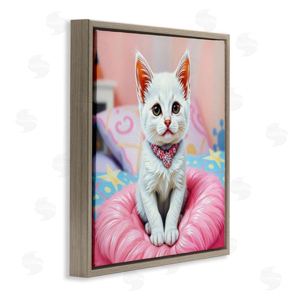 Stupell Industries Tabz Jones | Diamonds & Cuddles Kitten