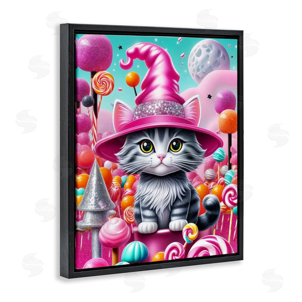Stupell Industries Tabz Jones | Kitten Among Pink Candies