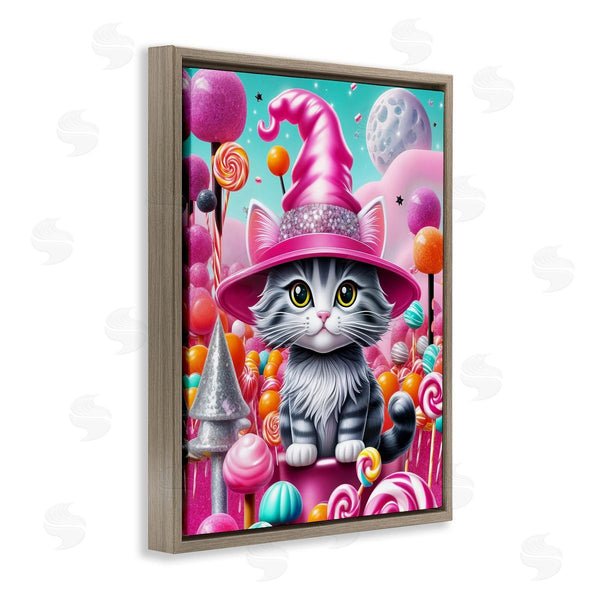 Stupell Industries Tabz Jones | Kitten Among Pink Candies