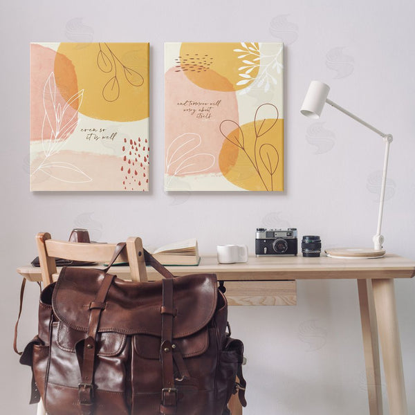 Stupell Industries Tammy Apple | Even So & Tomorrow Abstract Foliage Wall Art