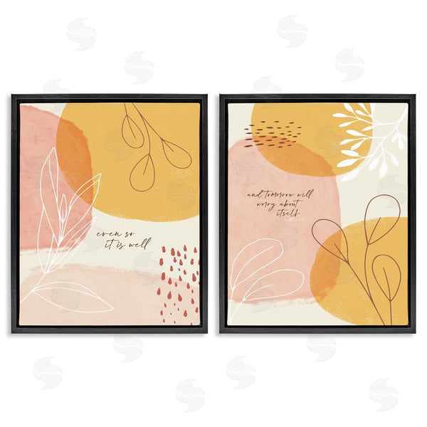 Stupell Industries Tammy Apple | Even So & Tomorrow Abstract Foliage Wall Art