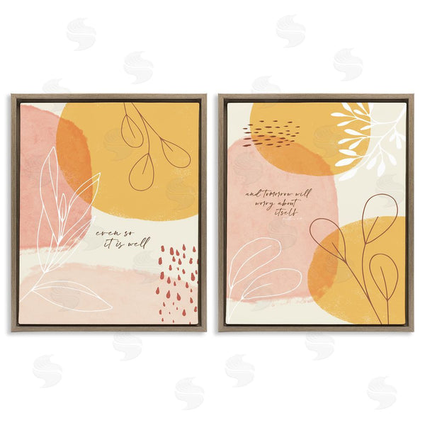 Stupell Industries Tammy Apple | Even So & Tomorrow Abstract Foliage Wall Art