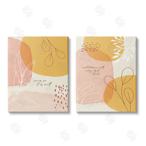 stupell industries Tammy Apple | Even So & Tomorrow Abstract Foliage Wall Art