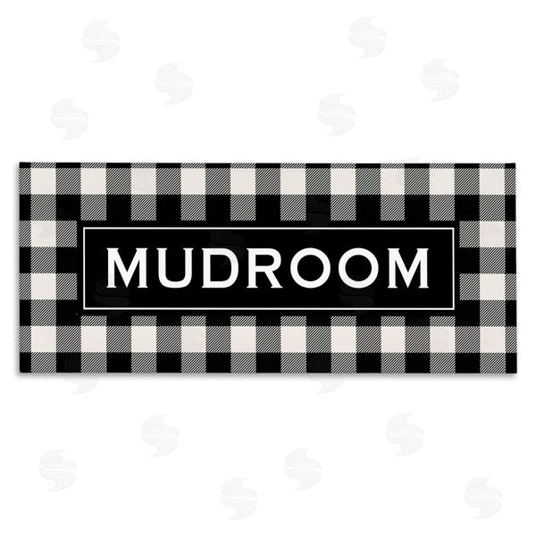stupell industries Tammy Apple | Mudroom Classic New England Plaid