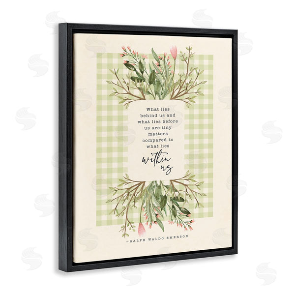 Stupell Industries Tammy Apple | What Lies Behind Us Phrase Motivational Living Today Wall Art