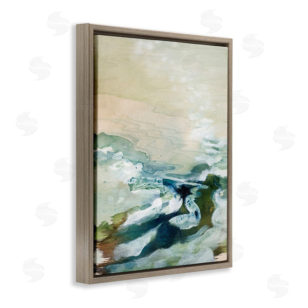Stupell Industries Tara Leaver | Modern Beach Waves Splash Wall Art