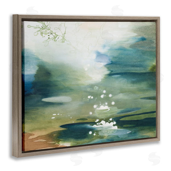Stupell Industries Tara Leaver | Water Surface Landscape Bubbles Wall Art