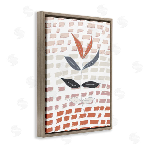 Stupell Industries Tara Moss | Abstract Leaf On Pattern Wall Art