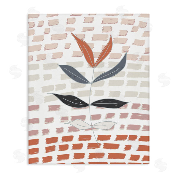 stupell industries Tara Moss | Abstract Leaf on Pattern Wall Art