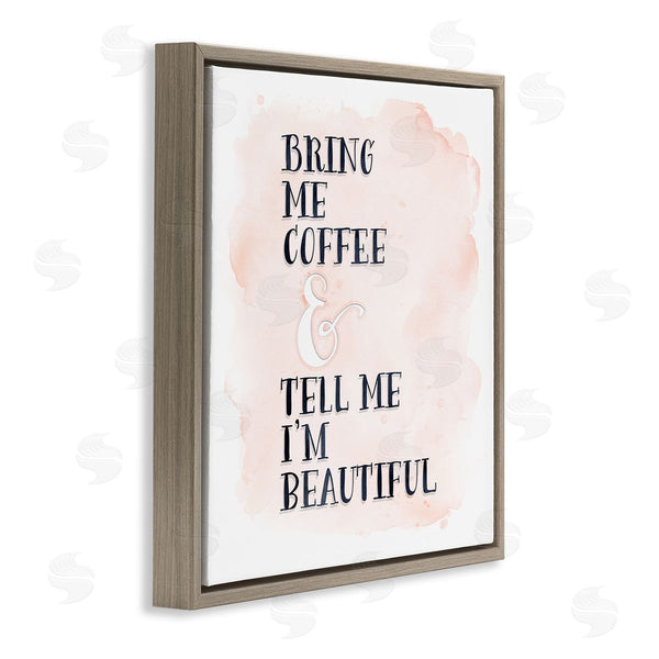 Stupell Industries Tara Moss | Bring Me Coffee Romantic