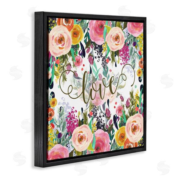Stupell Industries Tara Moss | Elegant Love Floral Pattern
