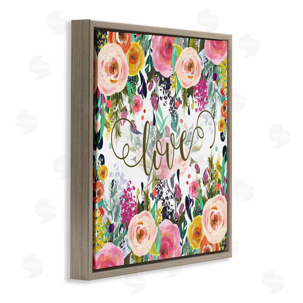 Stupell Industries Tara Moss | Elegant Love Floral Pattern