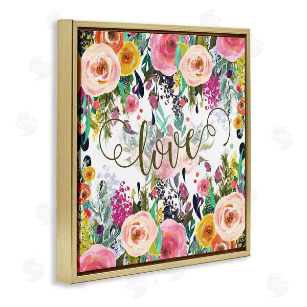 Stupell Industries Tara Moss | Elegant Love Floral Pattern