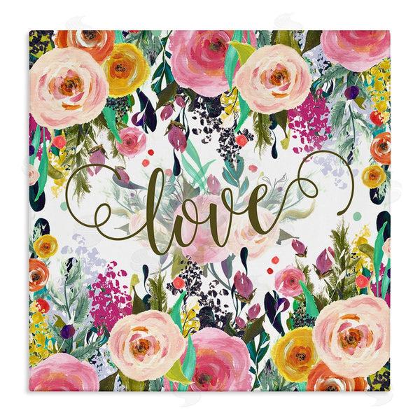 stupell industries Tara Moss | Elegant Love Floral Pattern