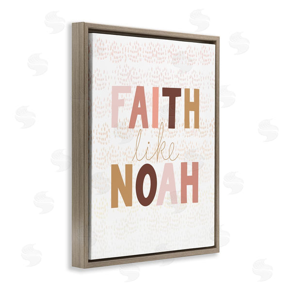Stupell Industries Tara Moss | Pastel Faith Like Noah's