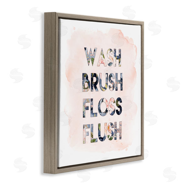 Stupell Industries Tara Moss | Wash Brush Floss Florals
