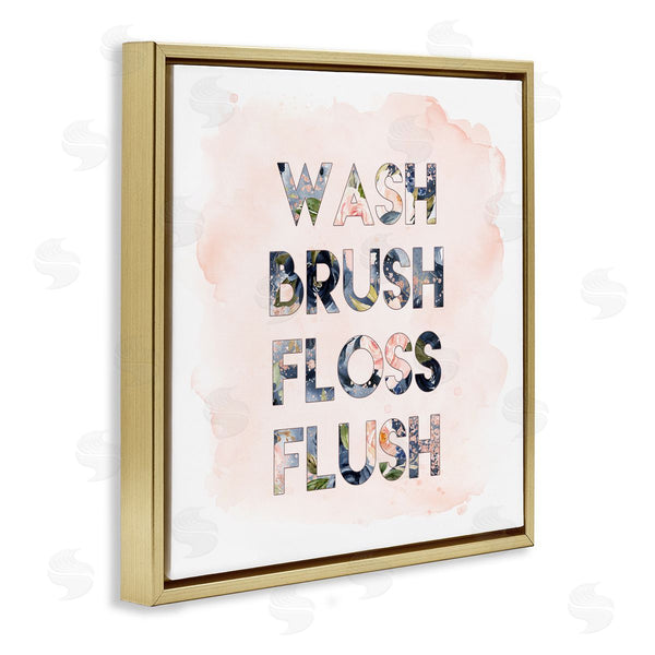 Stupell Industries Tara Moss | Wash Brush Floss Florals