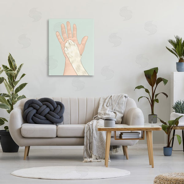 Stupell Industries Tara Royle | Cat Paw High Five Wall Art