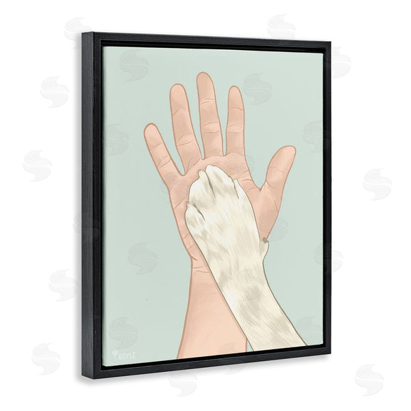 Stupell Industries Tara Royle | Cat Paw High Five Wall Art