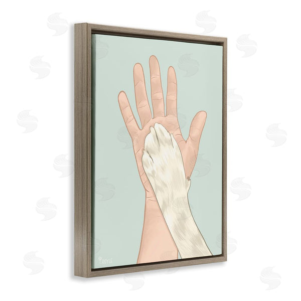 Stupell Industries Tara Royle | Cat Paw High Five Wall Art