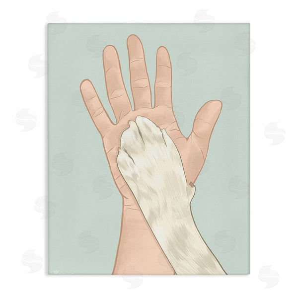 stupell industries Tara Royle | Cat Paw High Five Wall Art