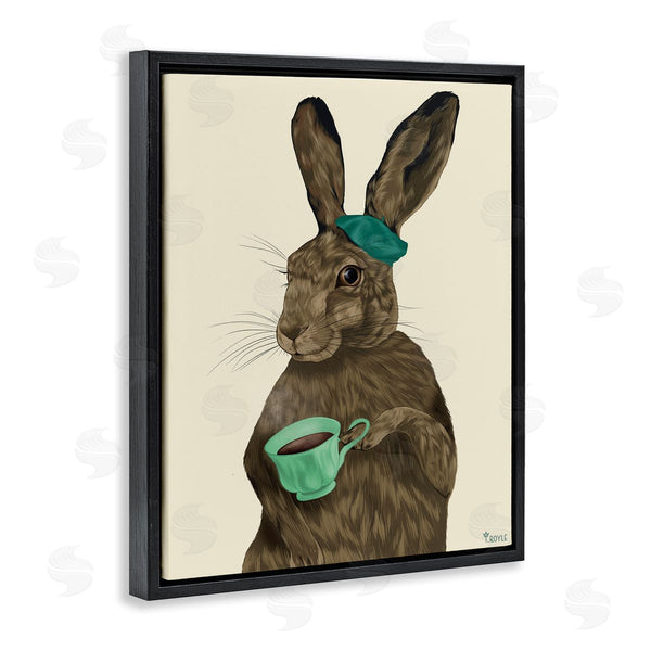 Stupell Industries Tara Royle | Rabbit And Green Teacup Wall Art