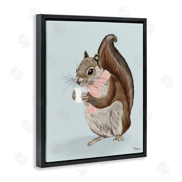 Stupell Industries Tara Royle | Squirrel With Warm Mug Wall Art