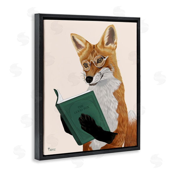 Stupell Industries Tara Royle | Wild Fox Reading Book Wall Art