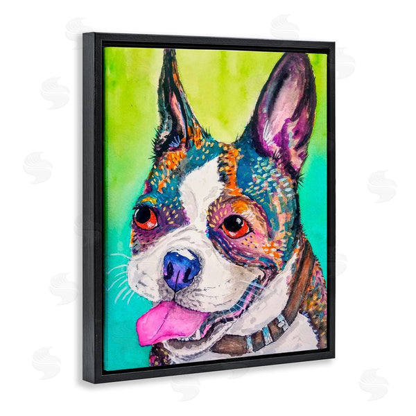 Stupell Industries Tatiana Roberts | Bright & Vibrant French Bulldog Wall Art